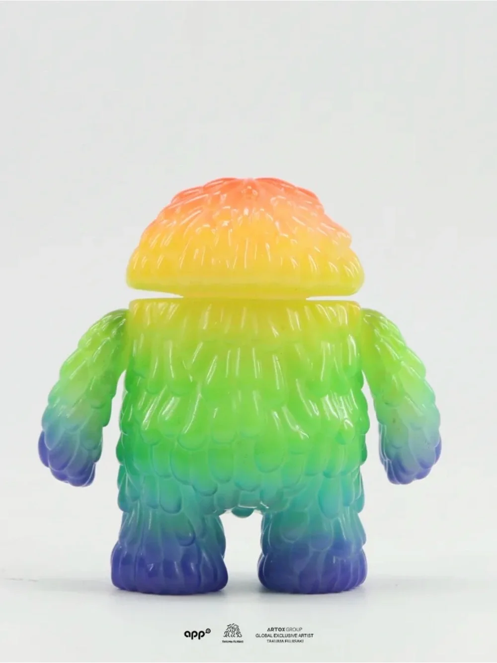 Takuma Fujisaki Mogols Mutant Glow Rainbow Pinker Sofubi Figure